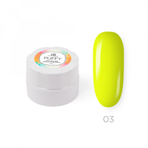 TNL Гель-мусс дизайн объем Puffy №03 Яркий лимон, 6 мл.
