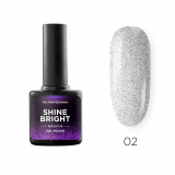 TNL Гель-лак Shine bright №02 - Голографический космос, 10 мл.