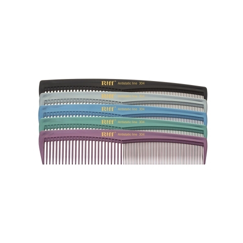 Riff Р304 А Расческа рабочая для стрижки, универсальная, красная