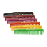 Riff Р404 А Расческа рабочая для стрижки, универсальная комбинированная, жёлтая