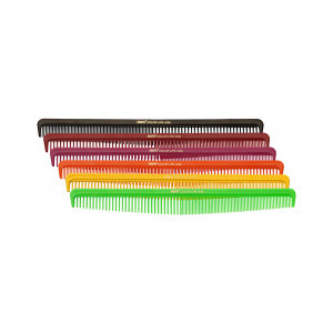 Riff Р406 А Расческа комбинированная для тушёвки (для височных зон), оранжевая