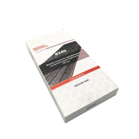 NN F01-240 Файлы сменные одноразовые, абразив 240, 50 шт./упак. на вспененной основе