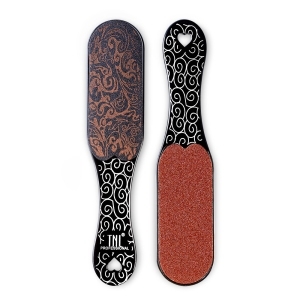 TNL Терка для ног двухсторонняя U-11 черная