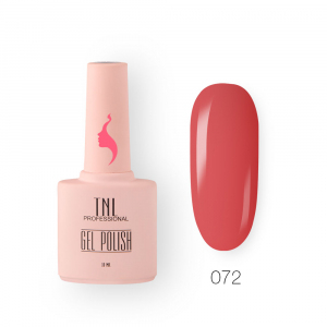 TNL Гель-лак 8 Чувств №072 красный минерал, 10 мл.