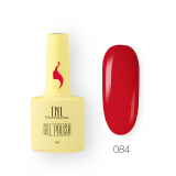 TNL Гель-лак 8 Чувств №084 насыщенный красный, 10 мл.