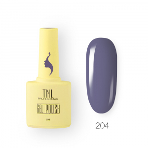 TNL Гель-лак 8 Чувств №204 синий лед, 10 мл.