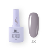 TNL Гель-лак 8 Чувств №209 серая дымка, 10 мл.