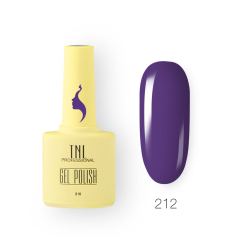 TNL Гель-лак 8 Чувств №212 королевская сирень, 10 мл.