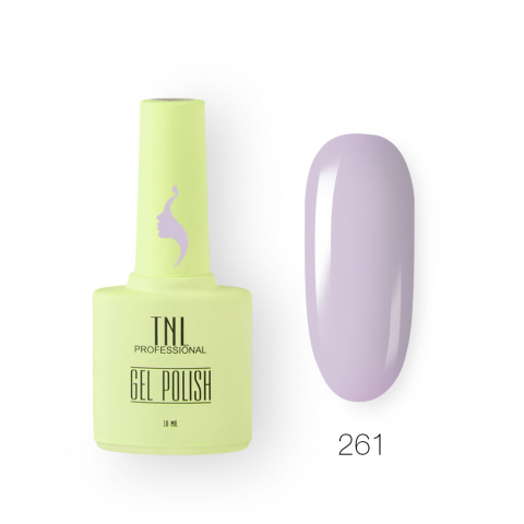 TNL Гель-лак 8 Чувств №261 ледяная лаванда, 10 мл.