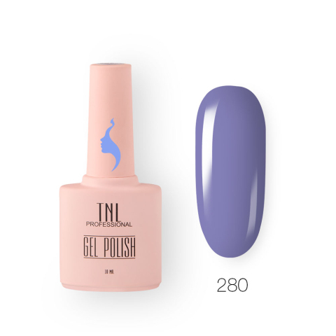 TNL Гель-лак 8 Чувств №280 сонная незабудка, 10 мл.