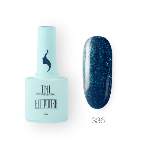 TNL Гель-лак 8 Чувств №336 сапфир, 10 мл.