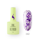TNL Гель-лак 8 Чувств №342 крупный аметист, 10 мл.