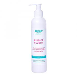 DGP Гель-кератолитик для подготовки к педикюру с аллантоином Жидкое лезвие, 250 мл.