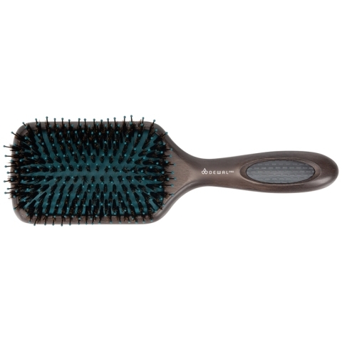 BRМF-361 DEWAL Щетка массажная Magic forest прямоугольная, деревянная, с нейлоновым штифтом, 11 рядов