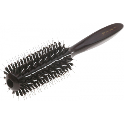 BR2060 DEWAL Брашинг деревянный, с пластиковым штифтом + натуральная щетина, 28*62 мм