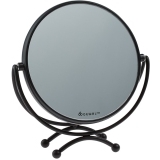 MR-320 black DEWAL Зеркало в черной оправе 18,5*19 см.