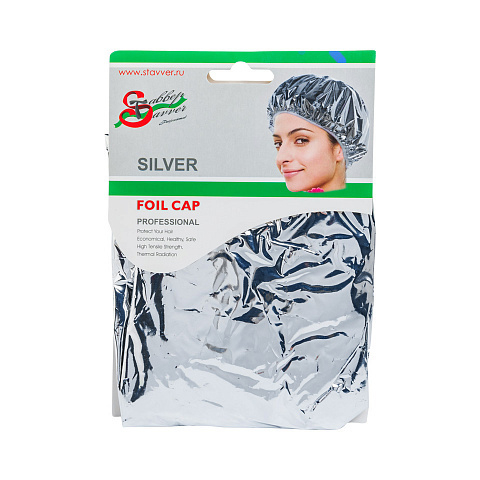 HS18039 Шапочка Ставвер для спа-процедур серебристая