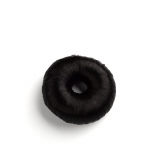 TNL Бублик для волос 85 мм, брюнетка, из синтетического ворса