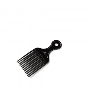 385059 TNL Гребень для моделирования прически, с широкими зубьями, средний, черный