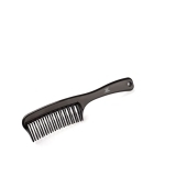 385158 TNL Расческа-гребень с двойными зубьями 210 мм, черная