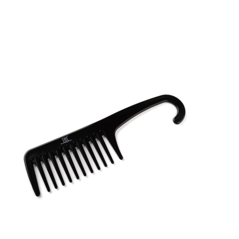385080 TNL Расческа-гребень с ручкой-крючком 223 мм, черная