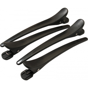 CL2522 Зажим карбоновый черный, 9 см (4 шт)