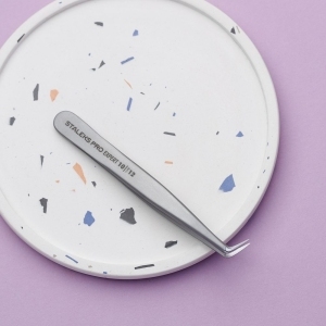 ТЕ-10/12 STALEKS Пинцет для бровей изогнутый