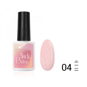 Цветная база PASHE Nude base №04 - сладкий поцелуй, 9 мл.