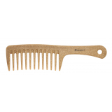 ЕК-4784 DEWAL Гребень широкий с ручкой, бежевый