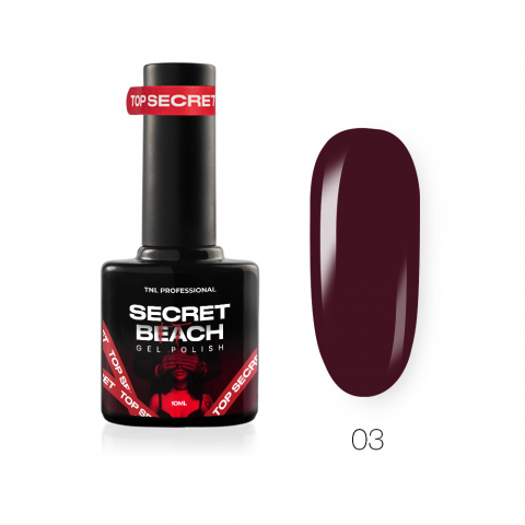TNL Гель-лак Secret beach №03 - дикая страсть, 10 мл.