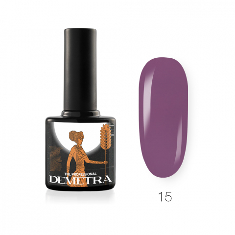 TNL Гель-лак DEMETRA №15 Царица ночи, 10 мл.