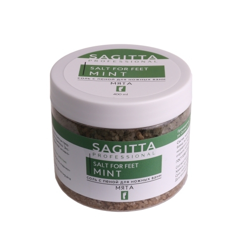 70606 Соль с пеной для ножных ванн Мята, 400 мл.