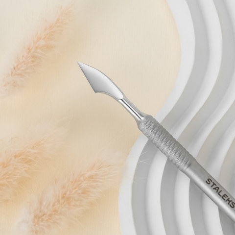 PS-51/2 Лопатка маникюрная SMART (пушер скругленный с прямым концом + топорик)