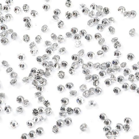 Дизайн Хрустальная крошка №04 - серебро, 1440 шт./упак.