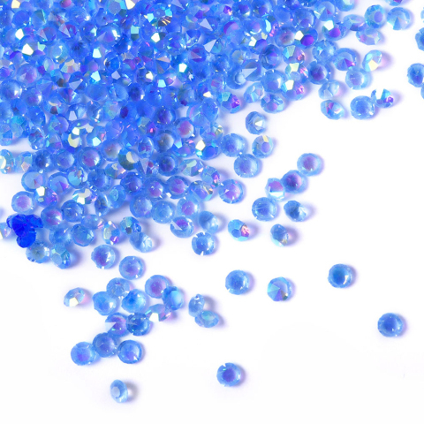 Дизайн Хрустальная крошка №04 - голографик голубая, 1440 шт./упак.