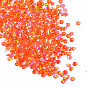 Дизайн Хрустальная крошка №04 - голографик коралловая, 1440 шт./упак.