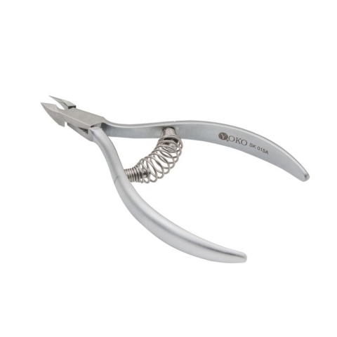 Y SK 015А Маникюрные кусачки для кутикулы со спиральной пружиной, с другим наклоном режущей кромки, 7 мм