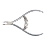 Y SK 029А Маникюрные кусачки для кутикулы со спиральной пружиной, с другим наклоном режущей кромки, 7 мм