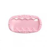 G34-03 Рамочка под типсы овальная - Розовая