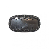 G34-02 Рамочка под типсы овальная - Черная