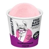 Бурлящий шар для ванны Клубничный смузи