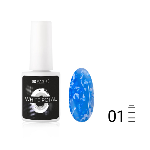 PASHE Гель-лак White Potal №01 Морская звезда, 9 мл.