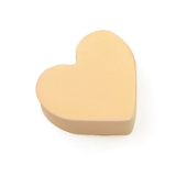 1002140 TNL Спонж для макияжа сердце бежевое объёмное