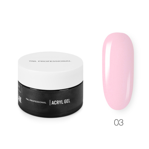 Акрил-гель TNL №03 камуфлирующий пудра розовый, 50 мл.