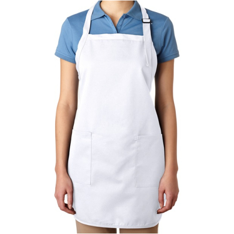 5219 BFP Фартук классический Оксфорд белый