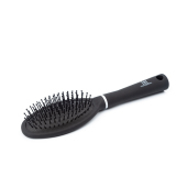 203814 TNL Щетка массажная для волос овальная, 70 мм, черная