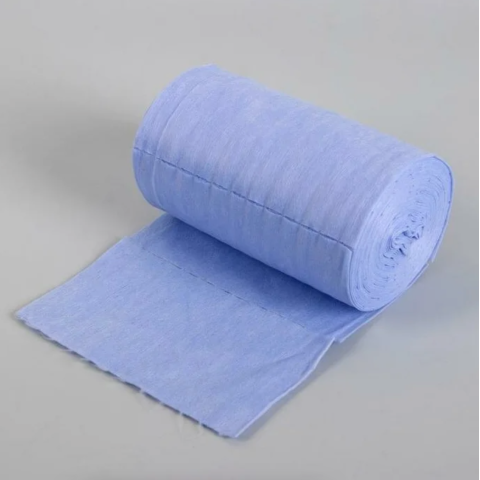 Воротнички 8*40 спанлейс голубой White line (№100) пачка