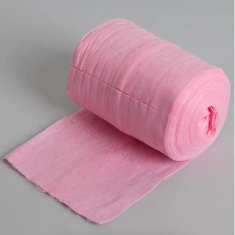 Воротнички 8*40 спанлейс розовый White line (№100) пачка