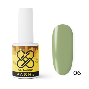 Цветной гель-лак PASHE 5th Avenue №06 Городские джунгли, 9 мл.
