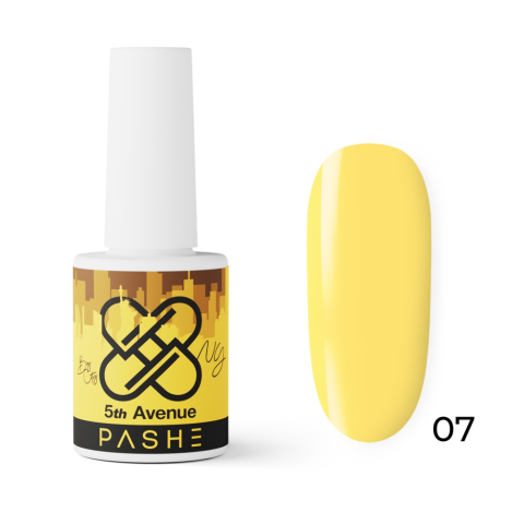 Цветной гель-лак PASHE 5th Avenue №07 Городские огни, 9 мл.